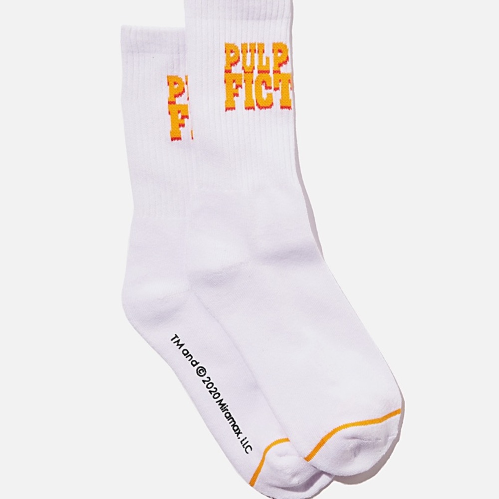 💛Special Edition Active Sock Pulp Fiction Quentin Tarantino💛